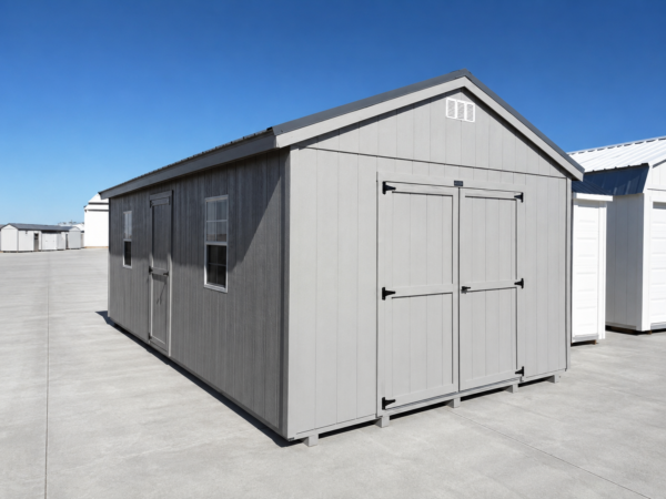 12'x24' Economy Ranch Gable Wood Shed