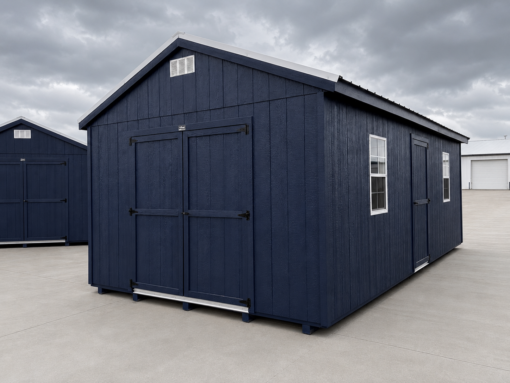 75919 12'x24' Economy Ranch Gable Wood Shed