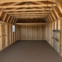 75998-1 12'x24' Economy High Barn Wood Shed