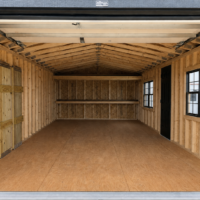 14'x32' Ranch Gable Wood Panel Garage