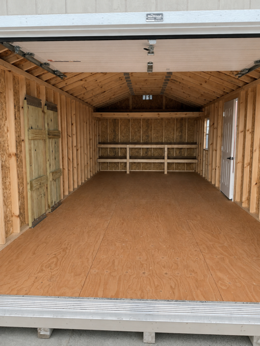 12'x28' Ranch Gable Wood Panel Garage