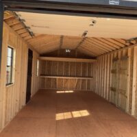 12'x28' Ranch Gable Wood Panel Garage