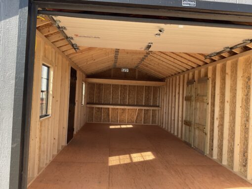 12'x28' Ranch Gable Wood Panel Garage