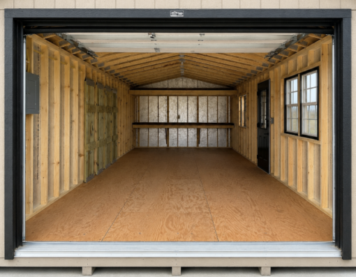 14'x32' Ranch Gable Wood Panel Garage