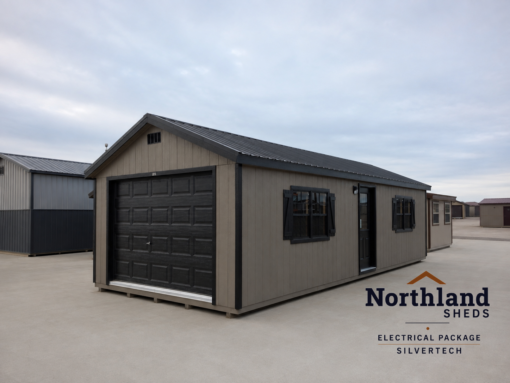 14'x32' Ranch Gable Wood Panel Garage