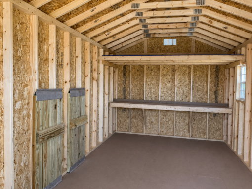 76240-1 10'x20' Ranch Gable Wood Panel Shed