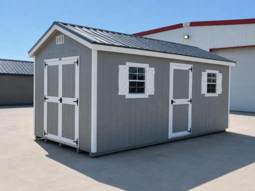 76240 10'x20' Ranch Gable Wood Panel Shed