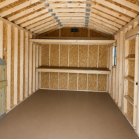 76244-1 10'x20' Ranch Gable Wood Panel Shed