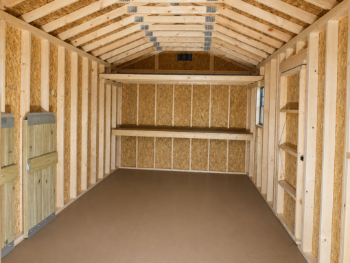 76244-1 10'x20' Ranch Gable Wood Panel Shed
