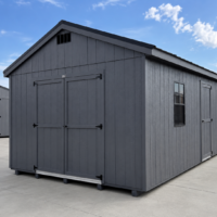 76251 12'x24' Economy Ranch Gable Wood Shed