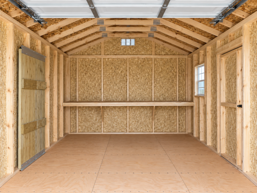 10'x20' Economy Ranch Wood Panel Garage