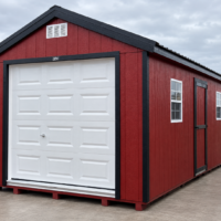 10'x20' Economy Ranch Wood Panel Garage