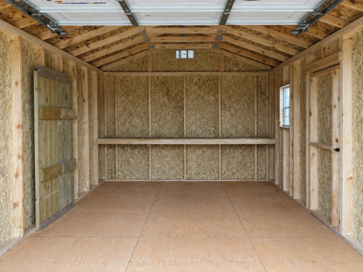 76344-1 10"x20" Economy Ranch Wood Panel Garage