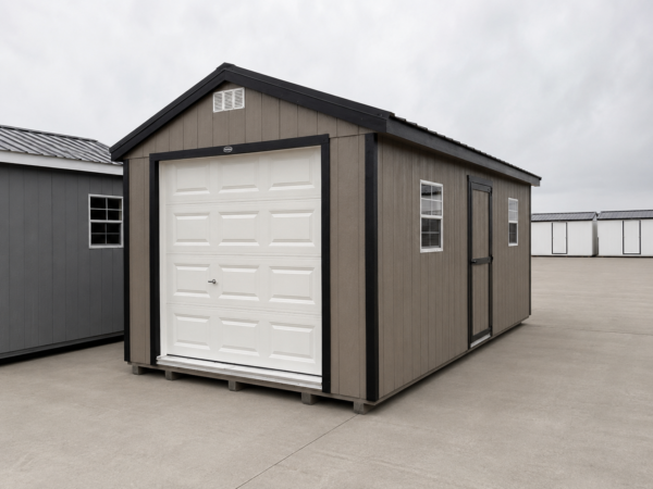 10"x20" Economy Ranch Wood Panel Garage