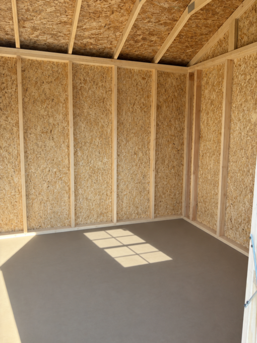 76355-1 10'x16' Economy Ranch Gable Wood Shed