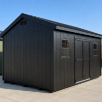 76355 10'x16' Economy Ranch Gable Wood Shed