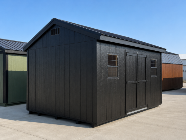 10'x16' Economy Ranch Gable Wood Shed