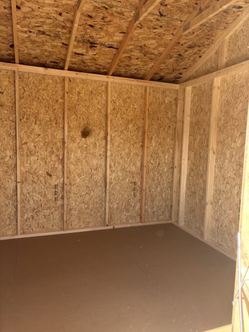 10'x16' Economy Ranch Gable Wood Shed