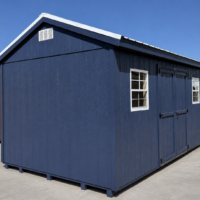 10'x16' Economy Ranch Gable Wood Shed
