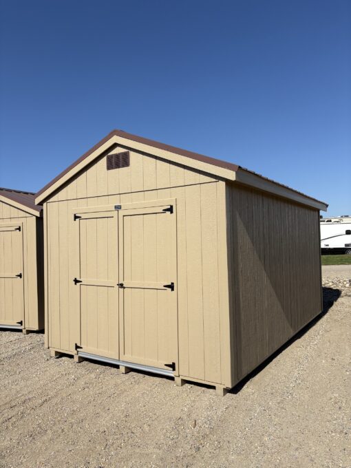 10'x16' Economy Ranch Gable Wood Shed