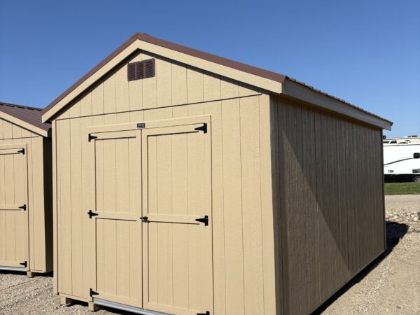 10'x16' Economy Ranch Gable Wood Shed