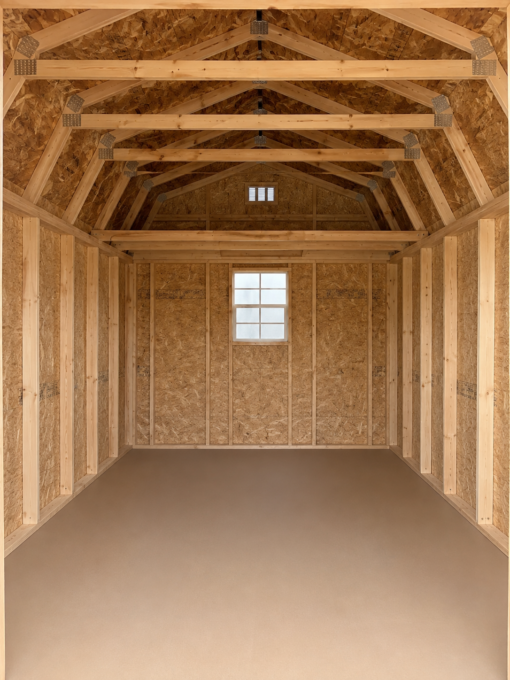 76370-1 10'x16' Economy High Barn Wood Shed