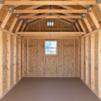 10'x16' Economy High Barn Style Wood Shed