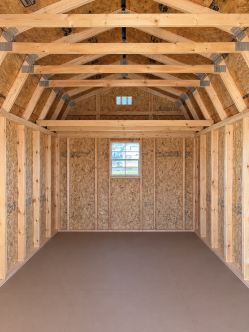 10'x16' Economy High Barn Style Wood Shed