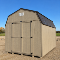 10'x16' Economy High Barn Style Wood Shed