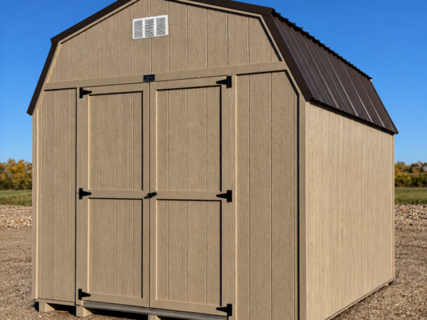 76373 10'x16' Economy High Barn Style Wood Shed