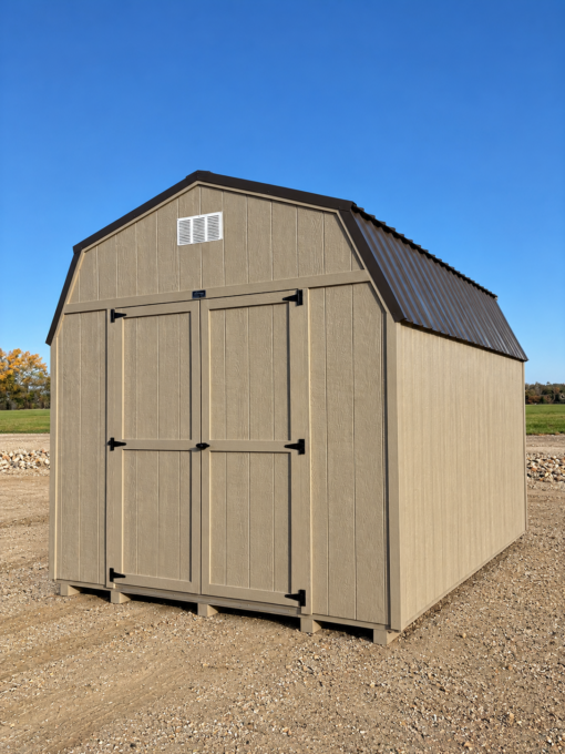 10'x16' Economy High Barn Style Wood Shed