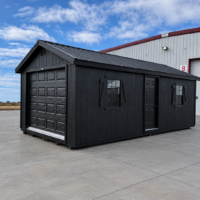 12'x24' Ranch Gable Wood Panel Garage