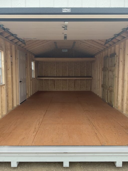 12'x24' Ranch Gable Wood Panel Garage