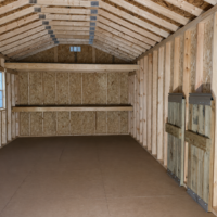 12'x24' Ranch Gable Wood Panel Shed