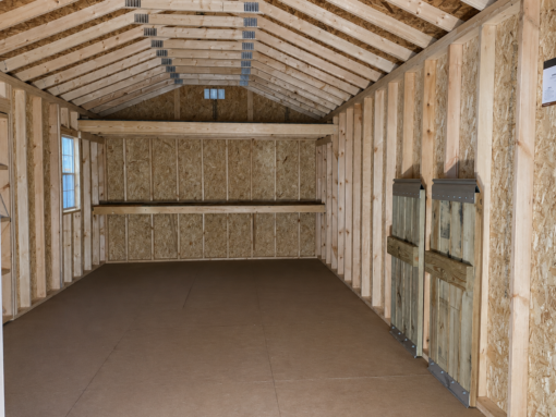 12'x24' Ranch Gable Wood Panel Shed