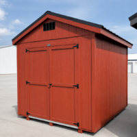 8'x10' Economy Ranch Gable Wood Shed