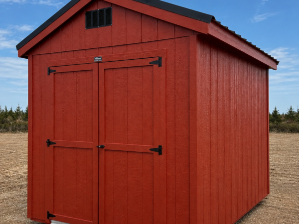 76455 8'x10' Economy Ranch Gable Wood Shed