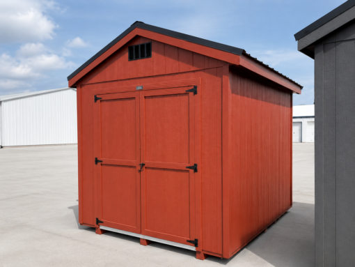 8'x10' Economy Ranch Gable Wood Shed