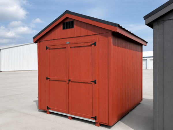 76455 8'x10' Economy Ranch Gable Wood Shed