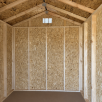 8'x10' Economy Ranch Gable Wood Shed