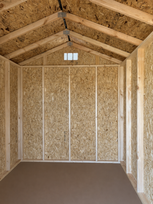 8'x10' Economy Ranch Gable Wood Shed