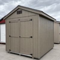 76461 8'x10' Economy Ranch Gable Wood Shed
