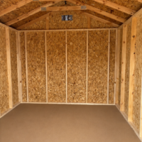 76465-1 10'x12' Economy Ranch Gable Wood Shed