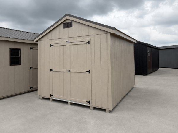 10'x12' Economy Ranch Gable Wood Shed
