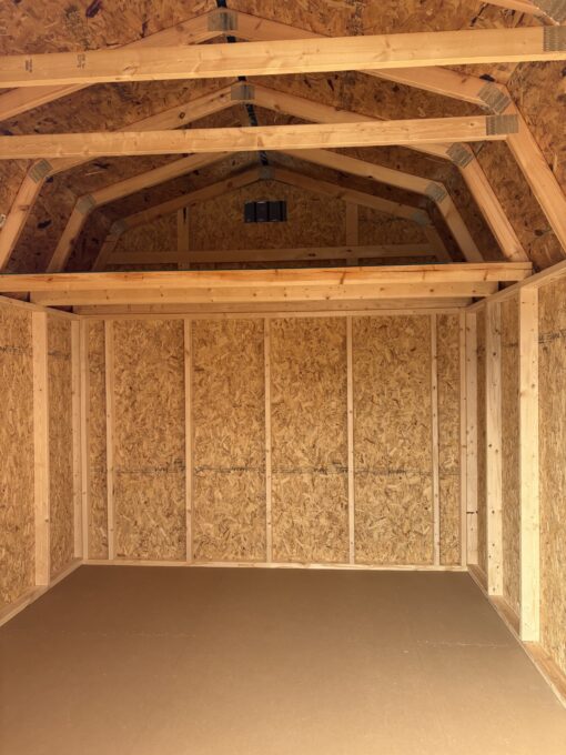 10'x12' Economy High Barn Wood Shed