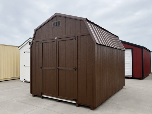10'x12' Economy High Barn Wood Shed