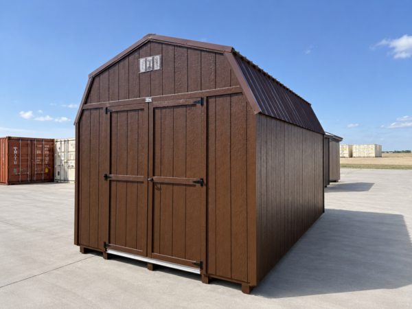 10'x16' Economy High Barn Wood Shed