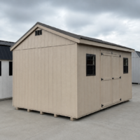 76485 12'x16' Economy Ranch Gable Wood Shed