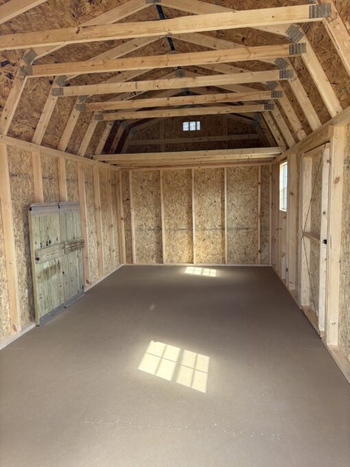 10'x20' Economy High Barn Wood Shed