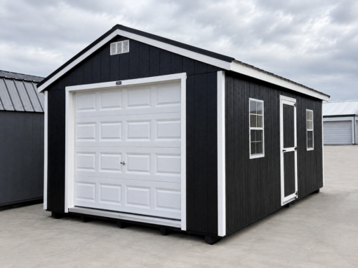 76498 12'x20' Economy Ranch Wood Panel Garage